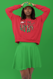 Christmas Monogram long sleeve tee/sweatshirt