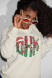 Christmas Monogram long sleeve tee/sweatshirt