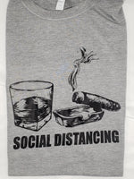 Cigar and whiskey tee